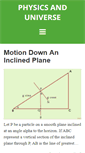 Mobile Screenshot of physicsanduniverse.com